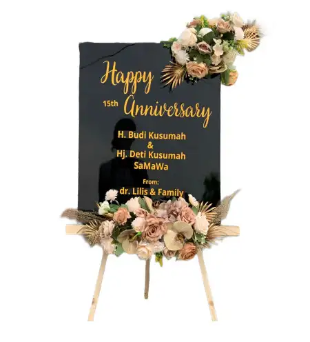 Papan Bunga Akrilik derwati